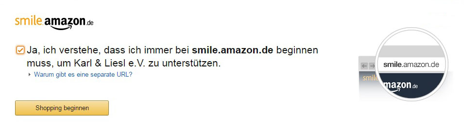 Karl & Liesl Amazon Smile